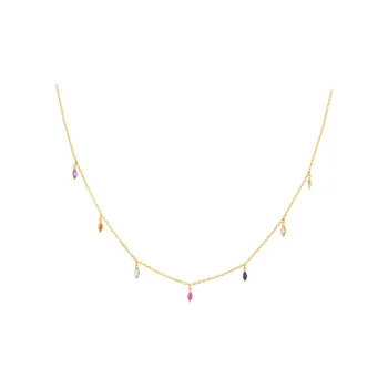 I Do S925 Silver Necklace, Sparkling Sweet Style, Niche, Advanced Instagram Style, Romantic, Commute Versatile Women's