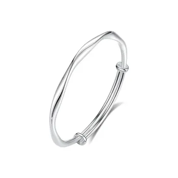 Golden Bliss S999 Fine Silver Sterling Silver Bracelets Women's