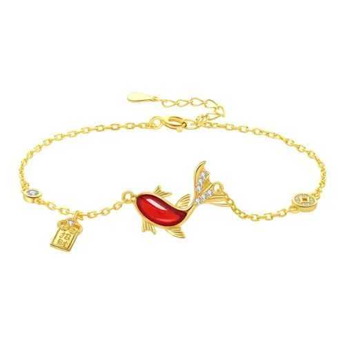 Lao Feng Xiang S925 Silver Bracelets Women's