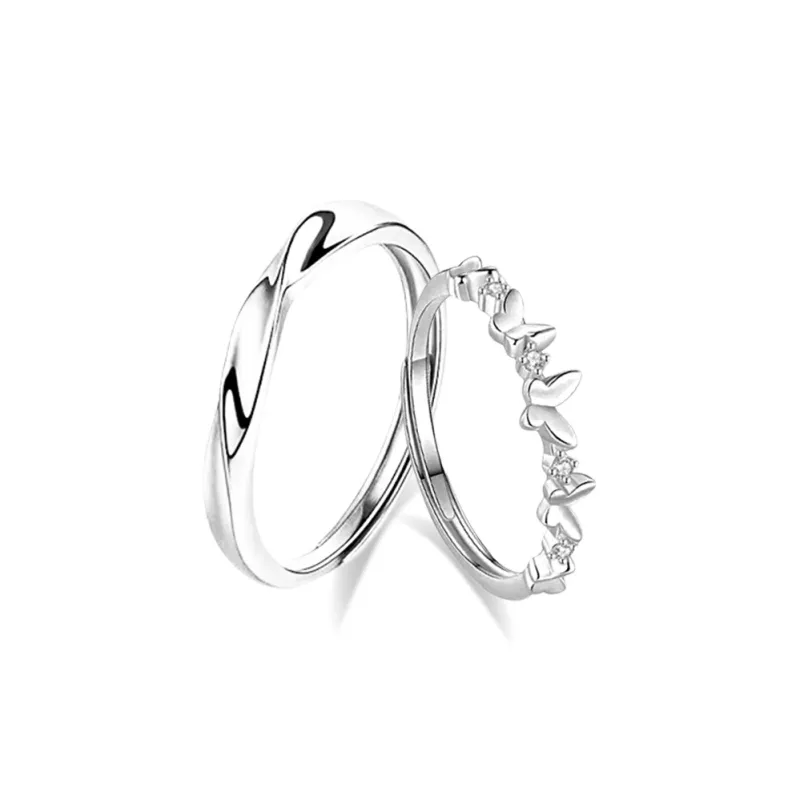 VEZA Sterling Silver Rings Unisex-14