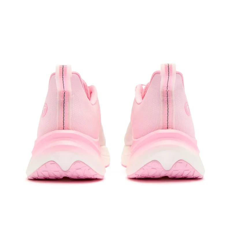QIAODAN Cushioning Anti-Slip And Wear-Resistant Low-Top Running Shoes Men's White Pink-4