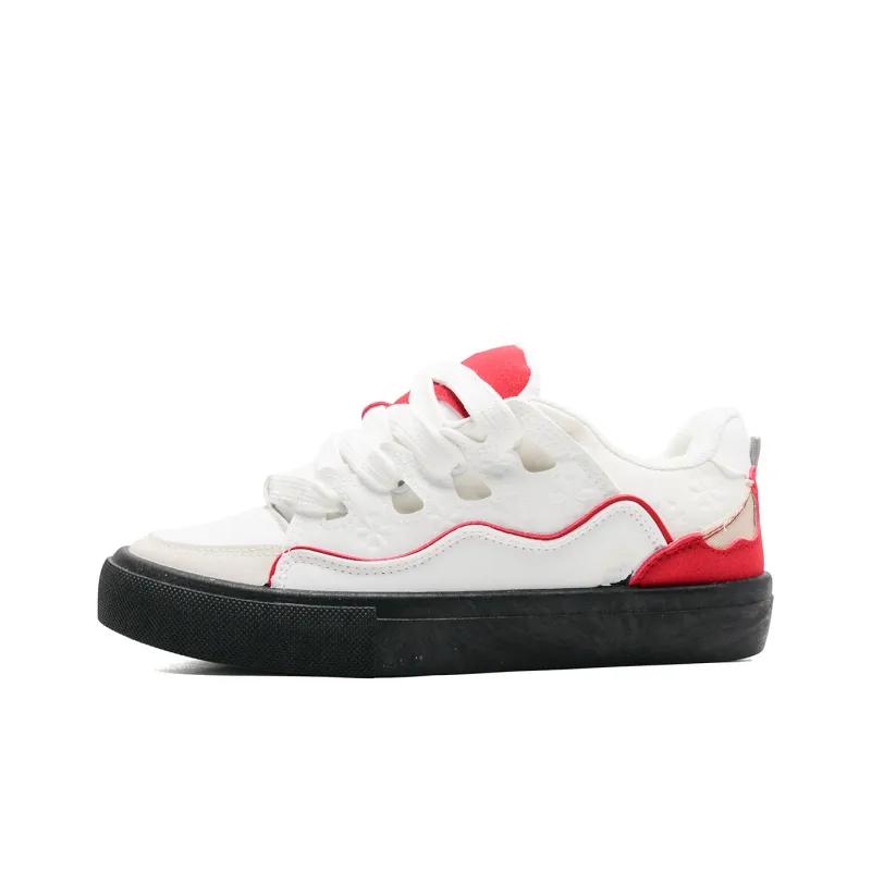 Anime Story Slip Resistant, Abrasion Resistant, Lightweight, Breathable Low Top Skateboard Shoes Women's Mint Chocolate-34