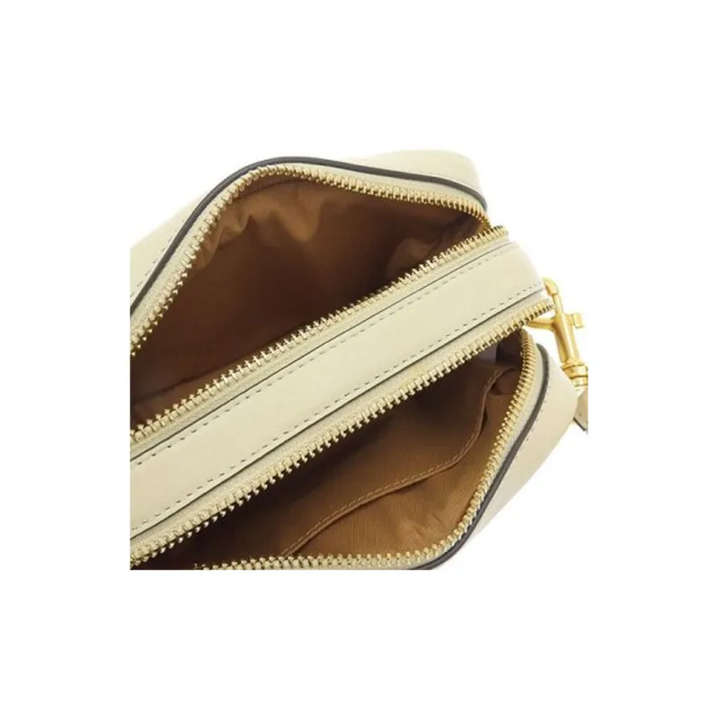 TORY BURCH PerryBOMBÉ Litchi Grain Leather Camera Bag Shoulder Bag Crossbody Bag Mini Women's Yellow/Orange-4