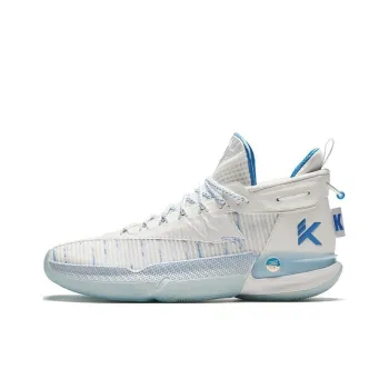 Anta KT9 Cushioning, Wear Resistant Low Top Basketball Shoes Men's White Blue