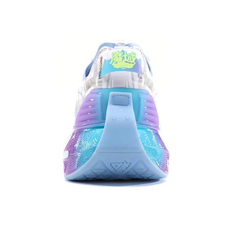 PEAK Tai Chi 3.0 Pro Cushioning Anti Slip Wear Resistant Breathability Low Top Running Shoes Women's White Blue-2
