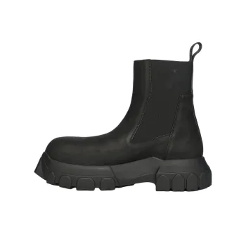 RICK OWENS/RO Short Chelsea Boots Men's Black