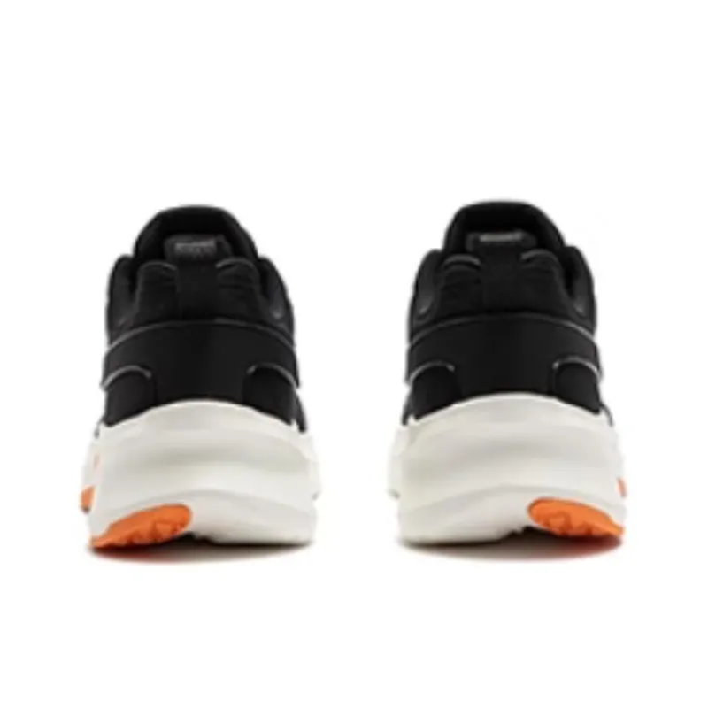 361° Cushioning Low Top Running Shoes Men's Black Orange-2