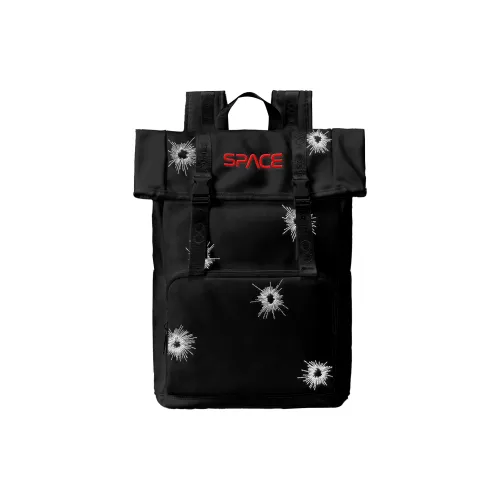 8atheist Polyester Backpack Regular Unisex Black