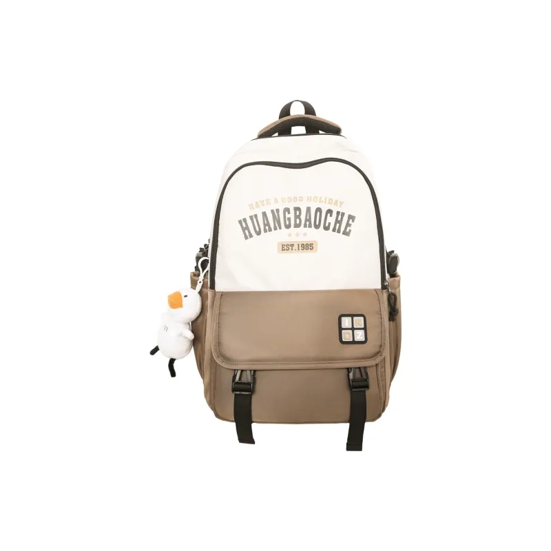 MOK Nylon Backpack Regular Unisex Light Gray/Dark Gray/Black/Red/Khaki-8