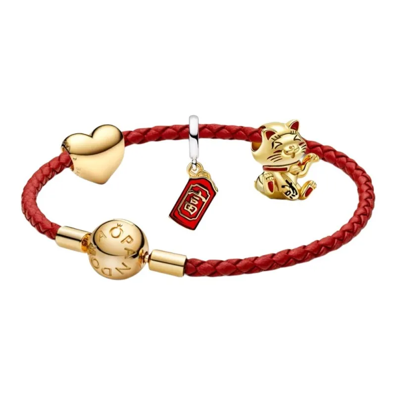 Pandora   Bracelets Unisex Gold-0