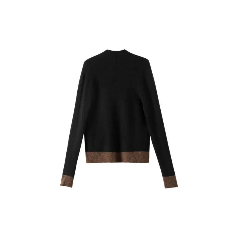 Late White Knitwear Women's Black-2