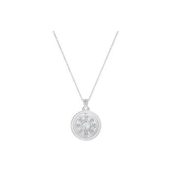 Heart Grass 999 Fine Silver Necklaces Women's