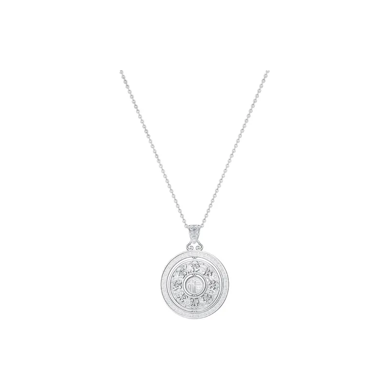 Heart Grass 999 Fine Silver Necklaces Women's-0