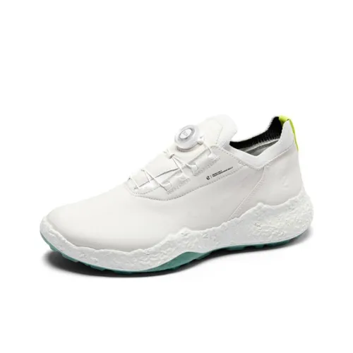 Ecco GOLF BIOM H5 Anti-Slip Wear-Resistant Low-Top Golf Shoes Men's White