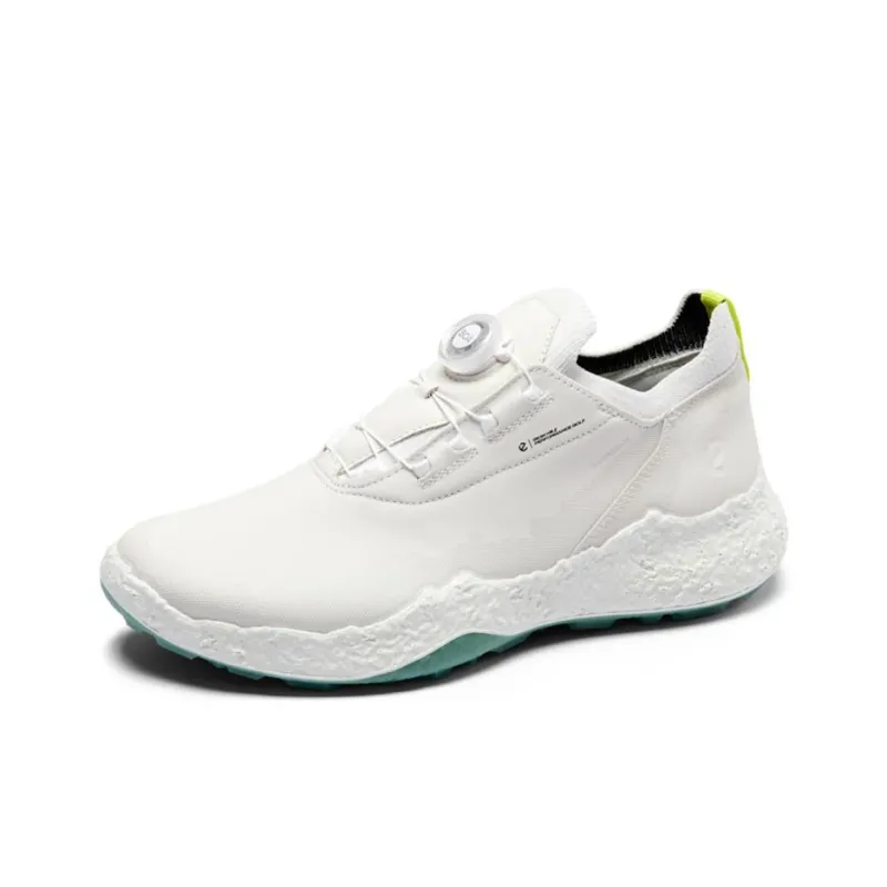 Ecco GOLF BIOM H5 Anti Slip Wear Resistant Low Top Golf Shoes Men's White-0