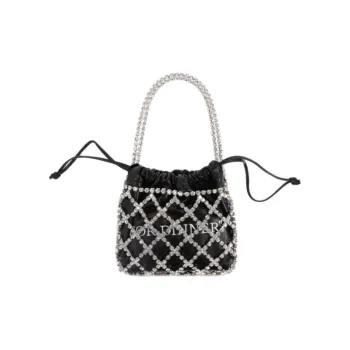 OFF WHITE Embellished Drawstring Tote Bag