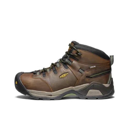 KEEN Detroit XT Wear-Resistant Ankle-Length Outdoor Boots Men's Brown