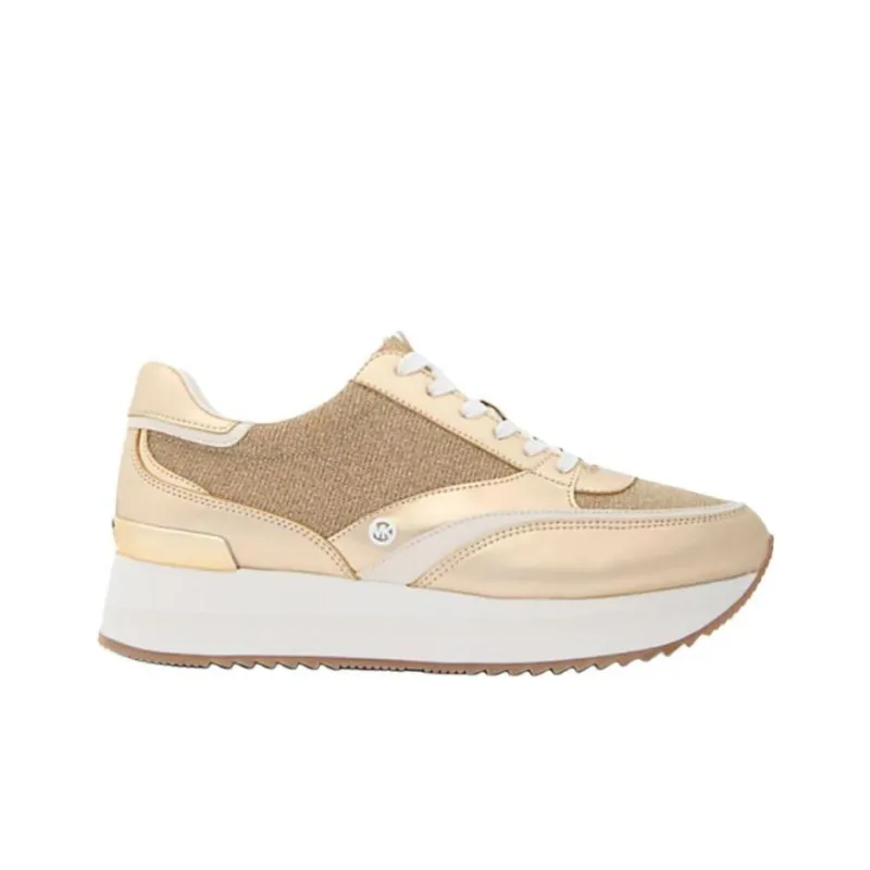 MICHAEL KORS Mariah Low-Top Casual Shoes Women's Gold-1