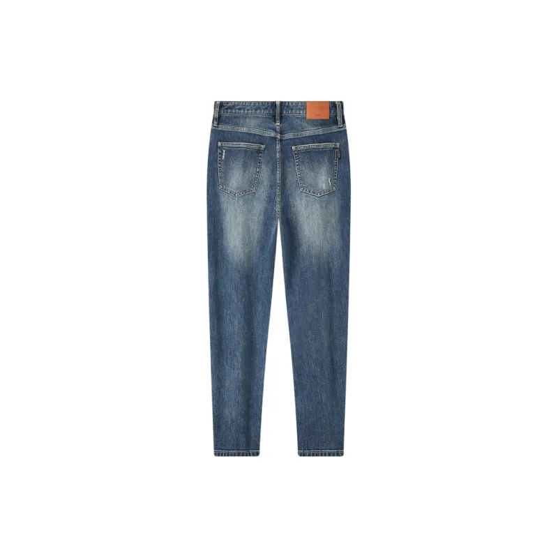 Jiumuwang Men's Pants Expert Jeans Men's Cobalt Blue-1