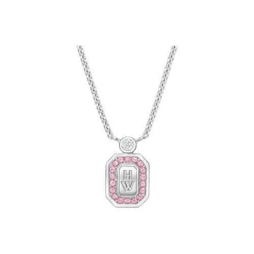HARRY WINSTON Sapphire, Diamond, Platinum Charms / Pendants Unisex Silver