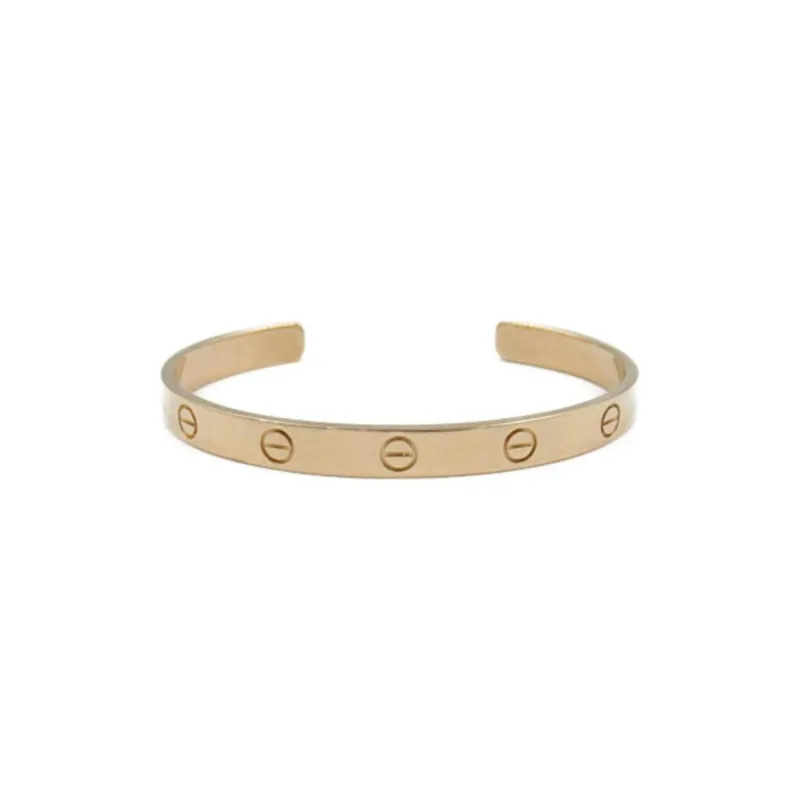 Cartier 2010s 18kt Rose Gold Open Love Bracelet-0