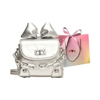 Yalu PU Crossbody Bag Handbag Shoulder Bag Regular Women's Black/Silver/Pink/White