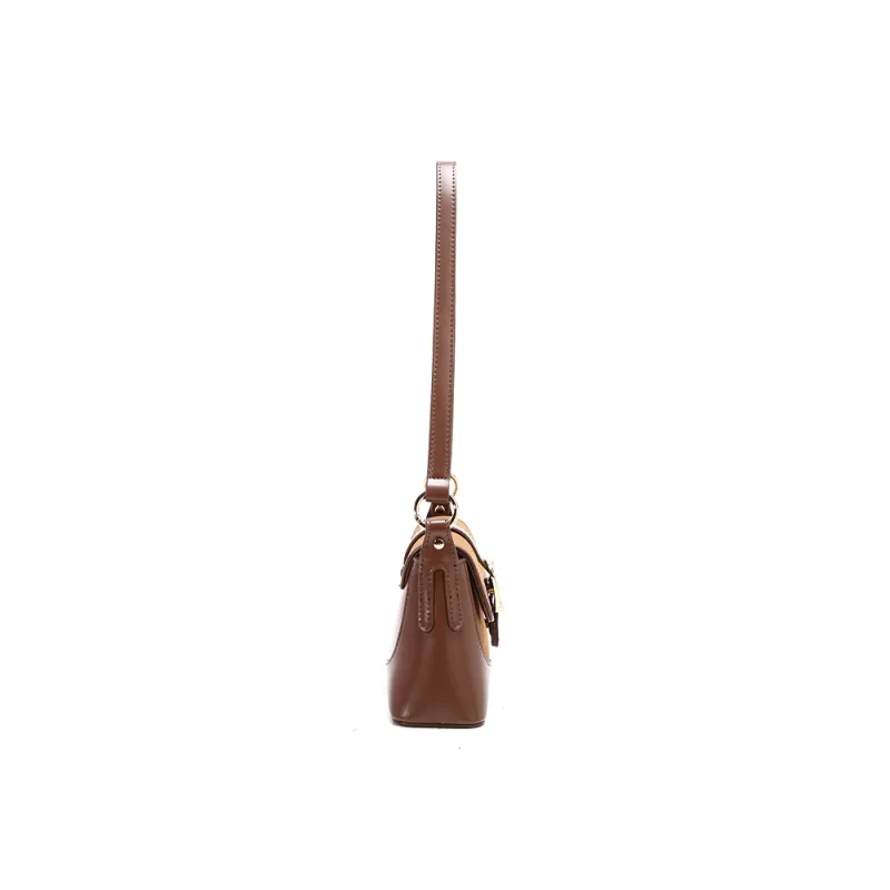 Carit&Koty Polyurethane Shoulder Bag Women's Apricot Brown-8