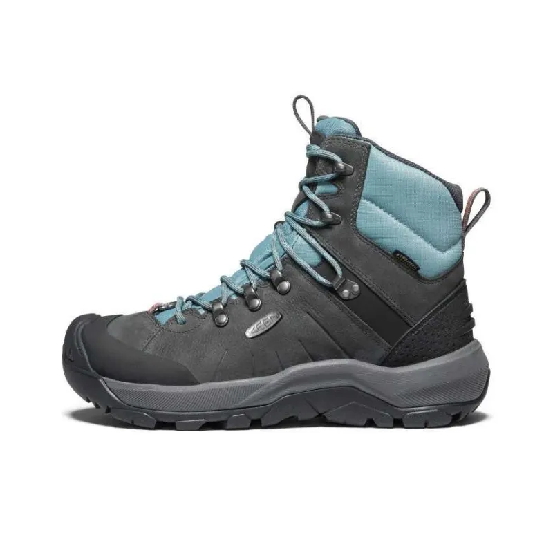 KEEN Revel 4 Abrasion Resistant High Top Hiking Shoes Women's Gray-0