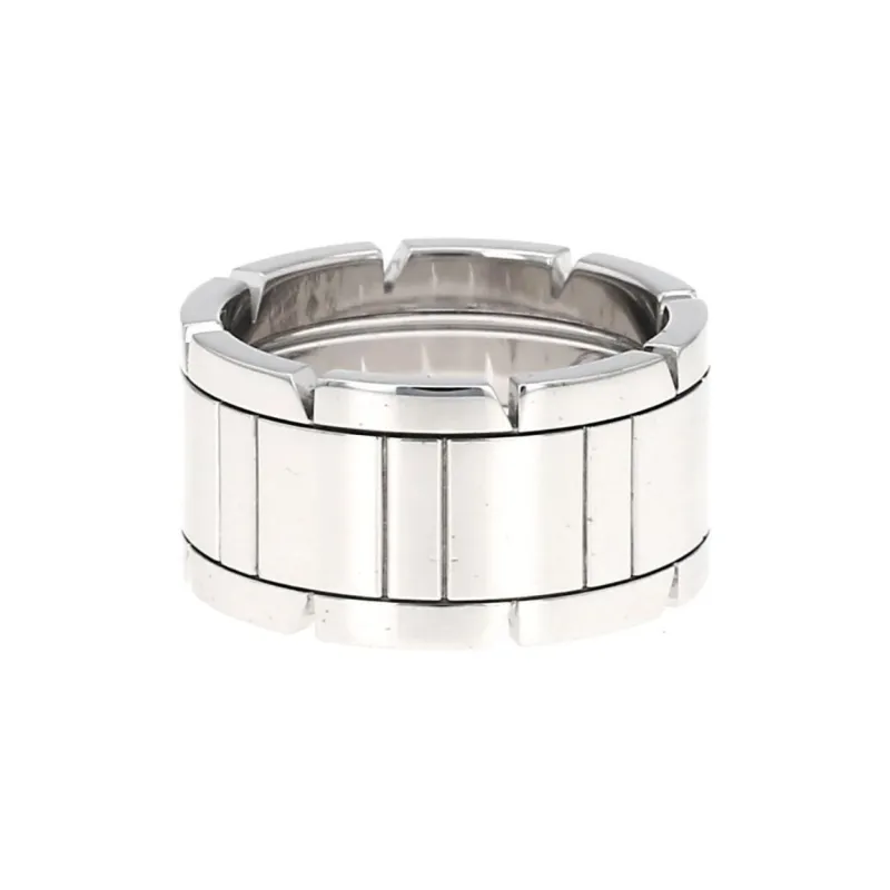 Cartier White Gold Tank Ring-0