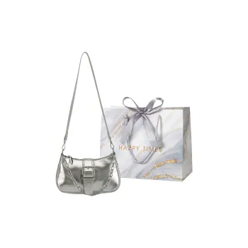 Miss Angel Patent Leather Shoulder Bag Women's Multicolor