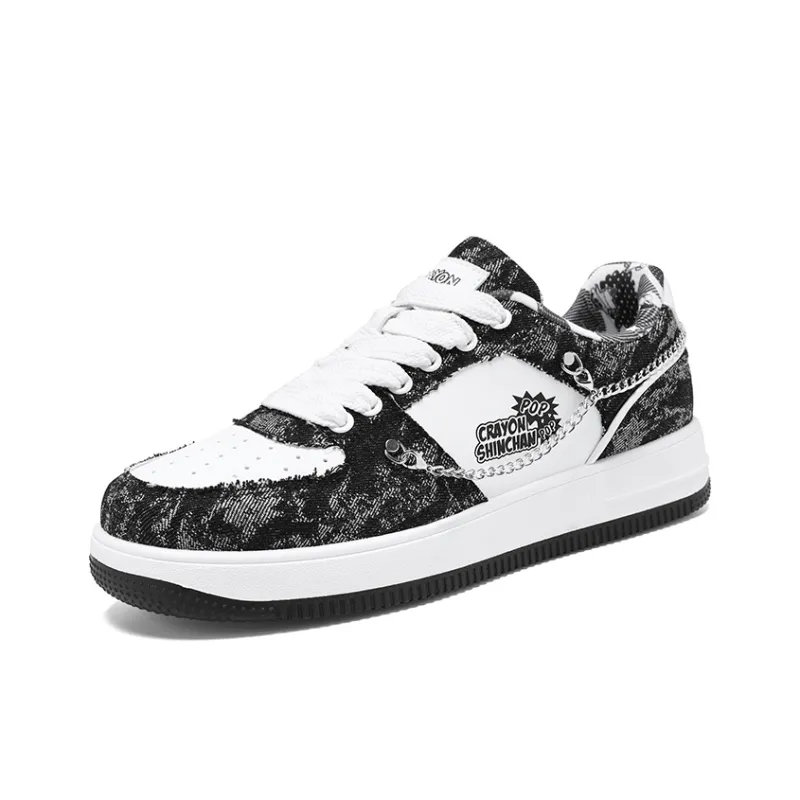Crayon Shinchan Anti-Slip Wear-Resistant Lightweight Breathable Low-Top Skateboard Shoes Men's-11