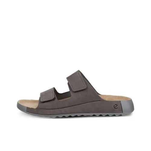 Ecco Cozmo Slip Resistant Slide Slippers Men's Gray