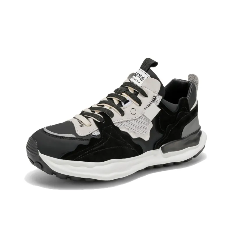 Budding Bear Anti-Slip And Wear-Resistant Lightweight Height Increasing Low-Top Casual Shoes Men's-19