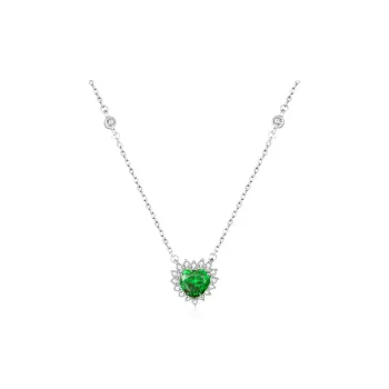 I Do S925 Silver Necklace, Sparkling Sweet Style, Niche, Advanced Instagram Style, Romantic, Commute Versatile Women's