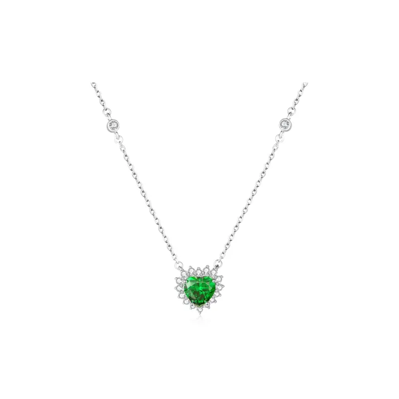 I Do S925 Silver Necklace, Sparkling Sweet Style, Niche, Advanced Instagram Style, Romantic, Commute Versatile Women's-0