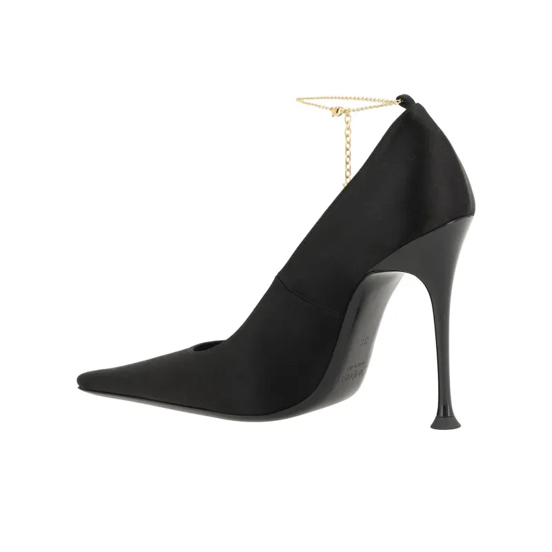 SAINT LAURENT Régine Pointed Toe Pumps-3