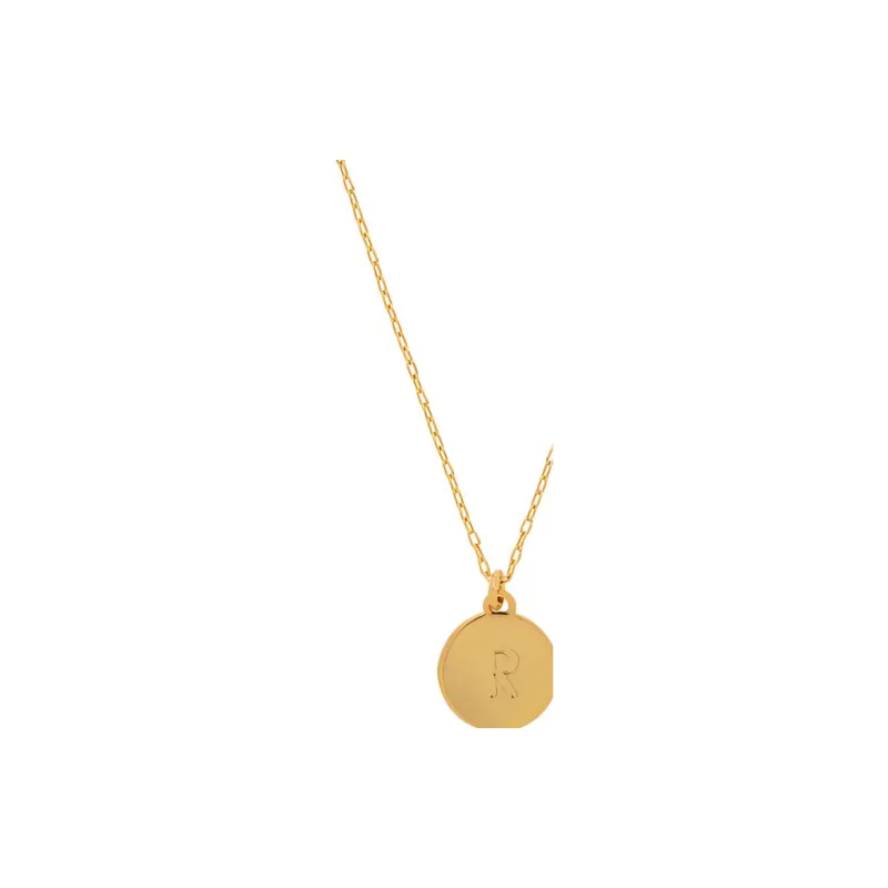 Kate Spade R Mini Pendant Necklace-2