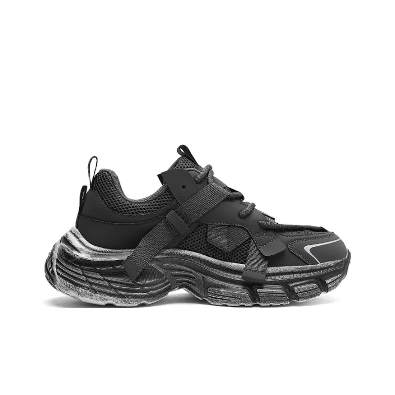 K-bird Cushioned Wear-Resistant Height Increasing Low-Top Casual Shoes Men's-7