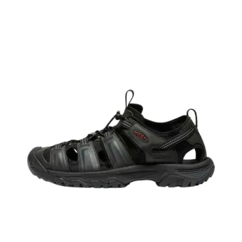 KEEN Targhee 3 Slip-Resistant River Trekking Shoes Men's Gray Black