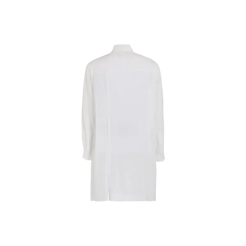 Yohji Yamamoto Tab collar Long Shirt-1