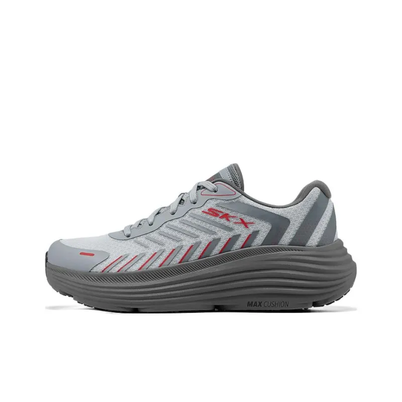 Skechers MEN'S GO Supportive And Elastic Low Top Running Shoes Men's Gray-0