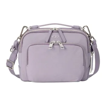 TUMI Nylon Shoulder Bag Crossbody Bag Handbag Women's Lavender