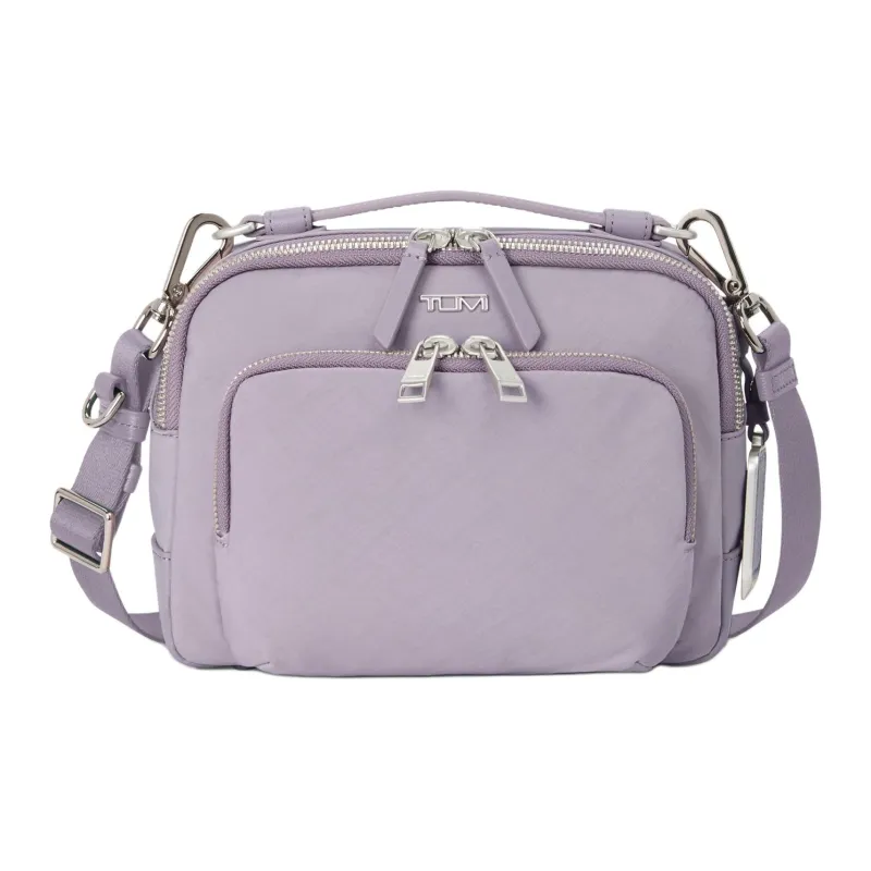 TUMI Nylon Shoulder Bag Crossbody Bag Handbag Women's Lavender-0