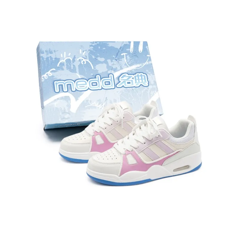 Medd Coverage Impact Resistance Support Abrasion Resistant Breathable Slip Resistant Low Top Skateboard Shoes Unisex-30