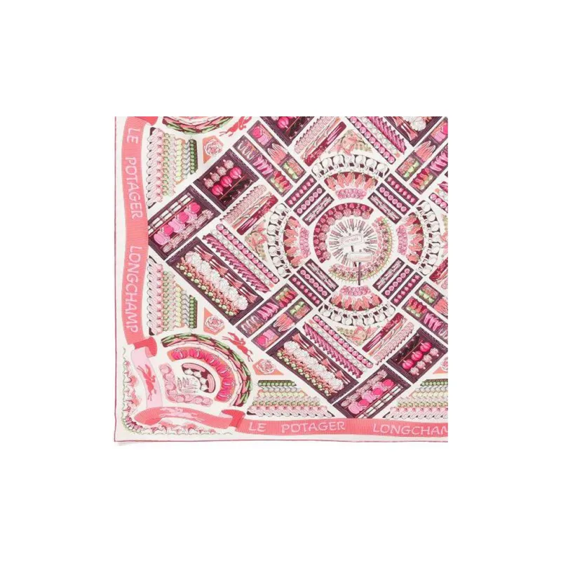 LONGCHAMP Vegetable Garden 90 Scarf-2