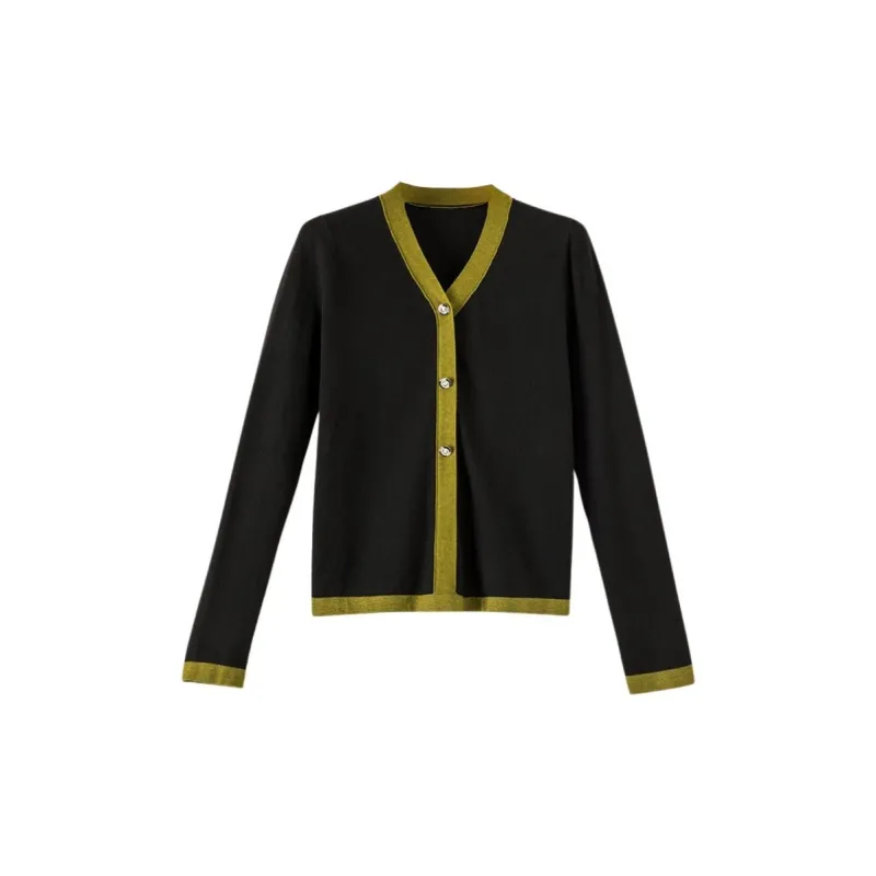 Late White Knitwear Women's Black-2