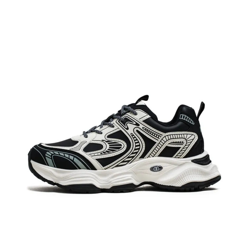 NANJIREN Height Increasing Abrasion Resistant Lightweight Slip Resistant Low Top Chunky Sneakers Men's-4