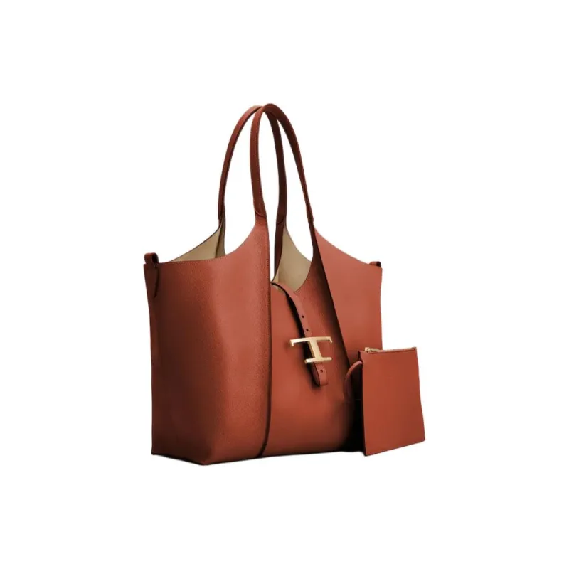 TOD'S Logo Plaque Tote Bag-1
