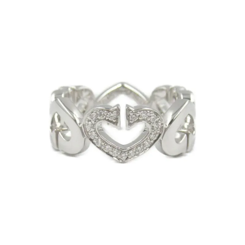 CARTIER 18K White Gold Rings Women's Silver-0