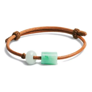 With The Heart Of The Jade Glutinous Jade Jadeite Bracelets Women's